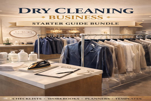 Dry Cleaning Business Starter Guide Bundle Free